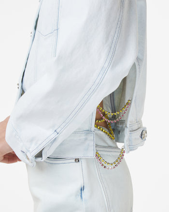 Women's Cargo Denim Jacket by Off-white | Coltorti Boutique